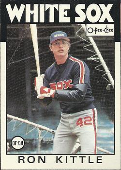 #288 Ron Kittle - Chicago White Sox - 1986 O-Pee-Chee Baseball