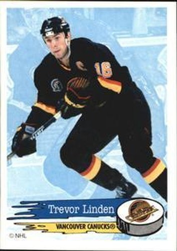 #288 Trevor Linden - Vancouver Canucks - 1995-96 Panini Hockey Stickers