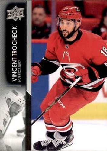 #288 Vincent Trocheck - Carolina Hurricanes - 2021-22 Upper Deck Hockey