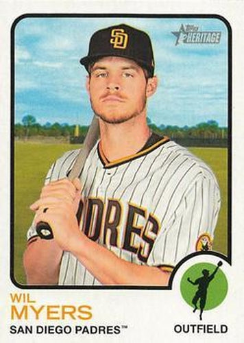 #288 Wil Myers - San Diego Padres - 2022 Topps Heritage Baseball