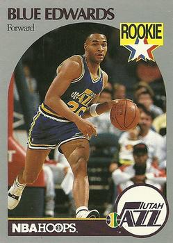 #288 Blue Edwards - Utah Jazz - 1990-91 Hoops Basketball