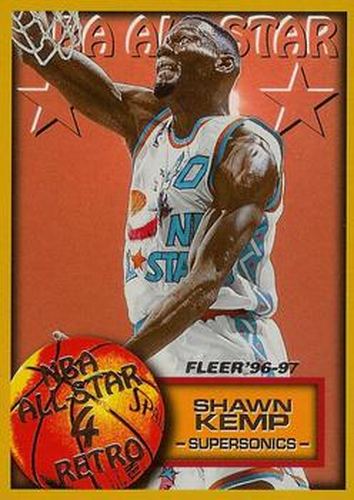 #288 Shawn Kemp - Seattle SuperSonics - 1996-97 Fleer Basketball