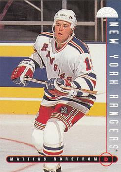 #288 Mattias Norstrom - New York Rangers - 1995-96 Leaf Hockey