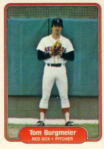 #288 Tom Burgmeier - Boston Red Sox - 1982 Fleer Baseball