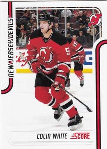 #288 Colin White - New Jersey Devils - 2011-12 Score Hockey