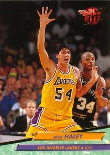 #288 Jack Haley - Los Angeles Lakers - 1992-93 Ultra Basketball