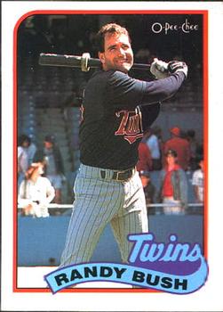 #288 Randy Bush - Minnesota Twins - 1989 O-Pee-Chee Baseball