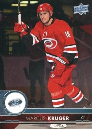 #288 Marcus Kruger - Carolina Hurricanes - 2017-18 Upper Deck Hockey