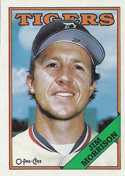 #288 Jim Morrison - Detroit Tigers - 1988 O-Pee-Chee Baseball