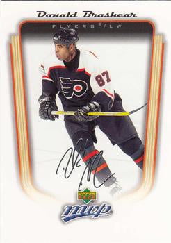 #288 Donald Brashear - Philadelphia Flyers - 2005-06 Upper Deck MVP Hockey