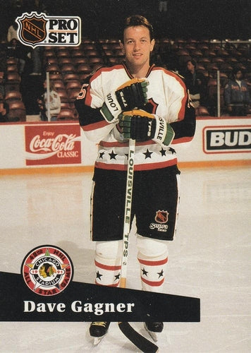 #288 Dave Gagner - 1991-92 Pro Set Hockey