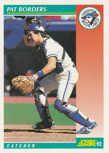 #288 Pat Borders - Toronto Blue Jays - 1992 Score Baseball