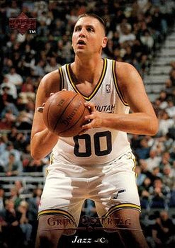 #288 Greg Ostertag - Utah Jazz - 1995-96 Upper Deck Basketball