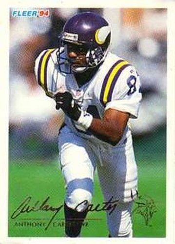 #288 Anthony Carter - Minnesota Vikings - 1994 Fleer Football