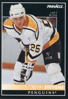 #288 Kevin Stevens - Pittsburgh Penguins - 1992-93 Pinnacle Canadian Hockey