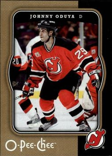 #288 Johnny Oduya - New Jersey Devils - 2007-08 O-Pee-Chee Hockey