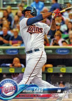 #288 Miguel Sano - Minnesota Twins - 2018 Topps Baseball