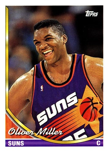 #289 Oliver Miller - Phoenix Suns - 1993-94 Topps Basketball