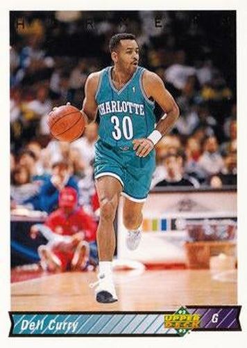 #289 Dell Curry - Charlotte Hornets - 1992-93 Upper Deck Basketball