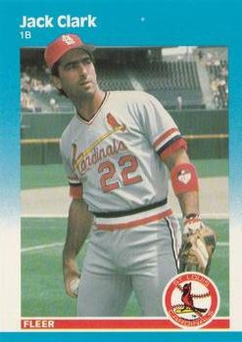 #289 Jack Clark - St. Louis Cardinals - 1987 Fleer Baseball