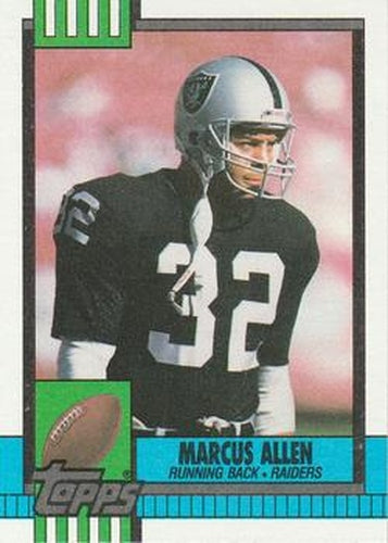 #289 Marcus Allen - Los Angeles Raiders - 1990 Topps Football