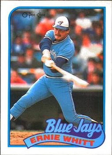 #289 Ernie Whitt - Toronto Blue Jays - 1989 O-Pee-Chee Baseball