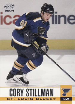 #289 Cory Stillman - St. Louis Blues - 2003-04 Pacific Hockey