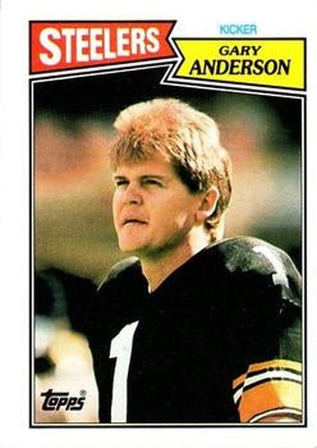 #289 Gary Anderson - Pittsburgh Steelers - 1987 Topps Football
