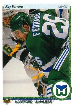 #289 Ray Ferraro - Hartford Whalers - 1990-91 Upper Deck Hockey