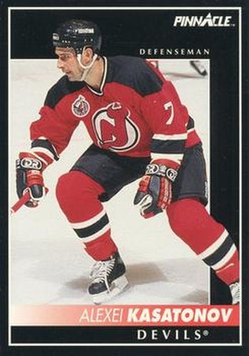 #289 Alexei Kasatonov - New Jersey Devils - 1992-93 Pinnacle Canadian Hockey