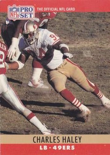 #289 Charles Haley - San Francisco 49ers - 1990 Pro Set Football