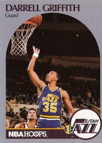#289 Darrell Griffith - Utah Jazz - 1990-91 Hoops Basketball