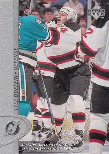 #289 Lyle Odelein - New Jersey Devils - 1996-97 Upper Deck Hockey