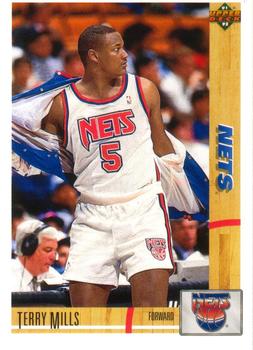 #289 Terry Mills - New Jersey Nets - 1991-92 Upper Deck Basketball