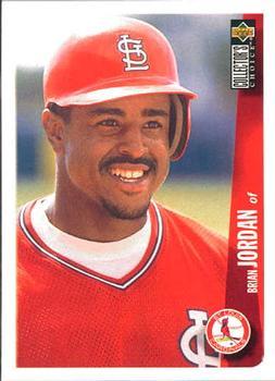 #289 Brian Jordan - St. Louis Cardinals - 1996 Collector's Choice Baseball