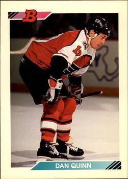 #289 Dan Quinn - Philadelphia Flyers - 1992-93 Bowman Hockey