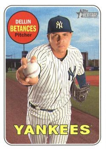 #289 Dellin Betances - New York Yankees - 2018 Topps Heritage Baseball