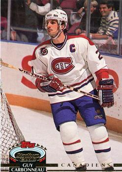 #289 Guy Carbonneau - Montreal Canadiens - 1992-93 Stadium Club Hockey