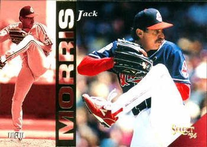 #289 Jack Morris - Cleveland Indians - 1994 Select Baseball