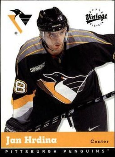 #289 Jan Hrdina - Pittsburgh Penguins - 2000-01 Upper Deck Vintage Hockey