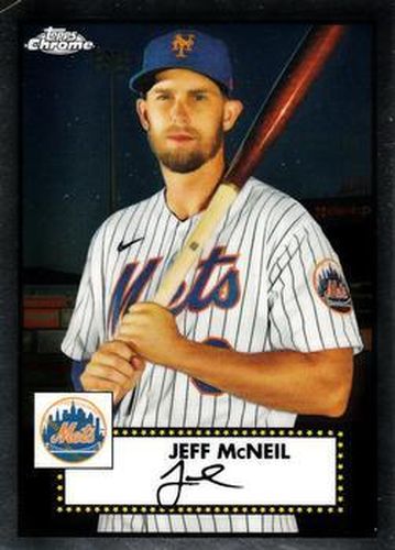 #289 Jeff McNeil - New York Mets - 2021 Topps Chrome Platinum Anniversary Baseball