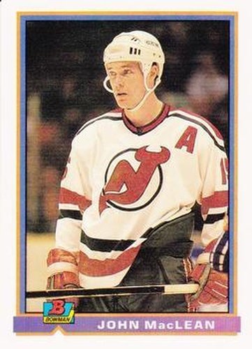 #289 John MacLean - New Jersey Devils - 1991-92 Bowman Hockey