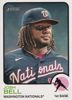 #289 Josh Bell - Washington Nationals - 2022 Topps Heritage Baseball