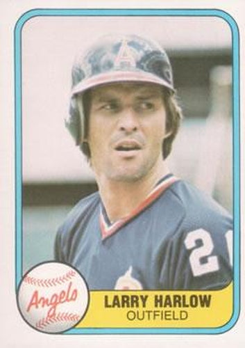 #289 Larry Harlow - California Angels - 1981 Fleer Baseball