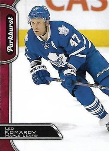 #289 Leo Komarov - Toronto Maple Leafs - 2016-17 Parkhurst - Red Hockey