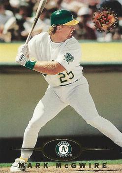 #289 Mark McGwire - Oakland Athletics - 1995 Stadium Club Baseball
