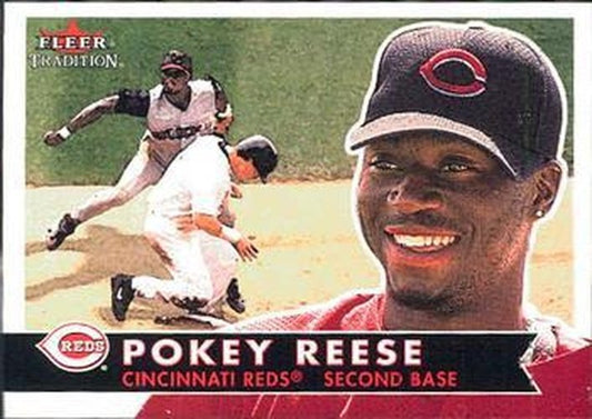#289 Pokey Reese - Cincinnati Reds - 2001 Fleer Tradition Baseball
