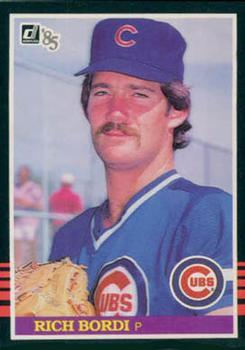 #289 Rich Bordi - Chicago Cubs - 1985 Donruss Baseball