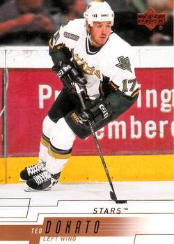 #289 Ted Donato - Dallas Stars - 2000-01 Upper Deck Hockey