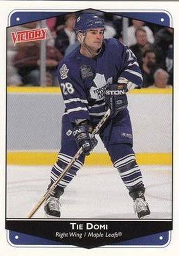 #289 Tie Domi - Toronto Maple Leafs - 1999-00 Upper Deck Victory Hockey